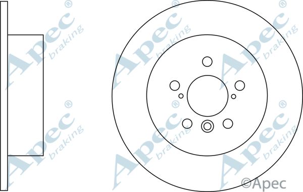 APEC BRAKING stabdžių diskas DSK2731